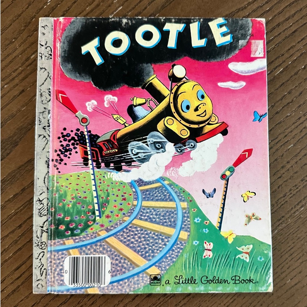 Tootle Little Golden Book Vintage Childrens Train Story Gertrude Crampton 210-54